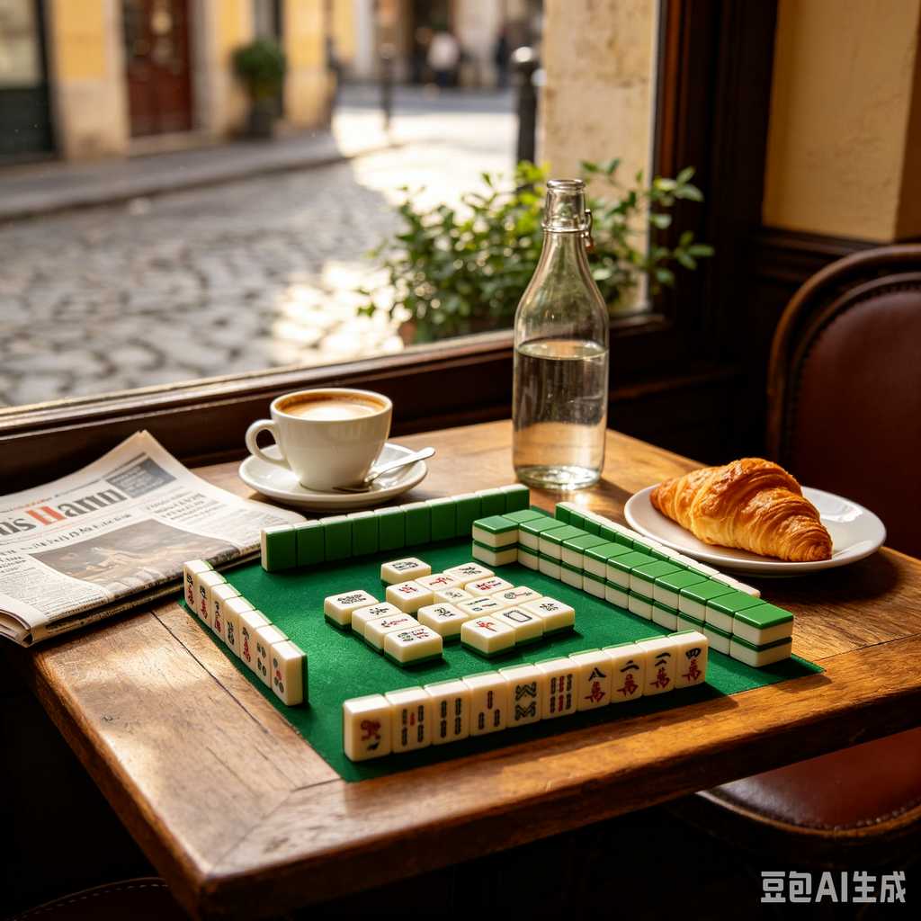 engraved texture mahjong tiles
