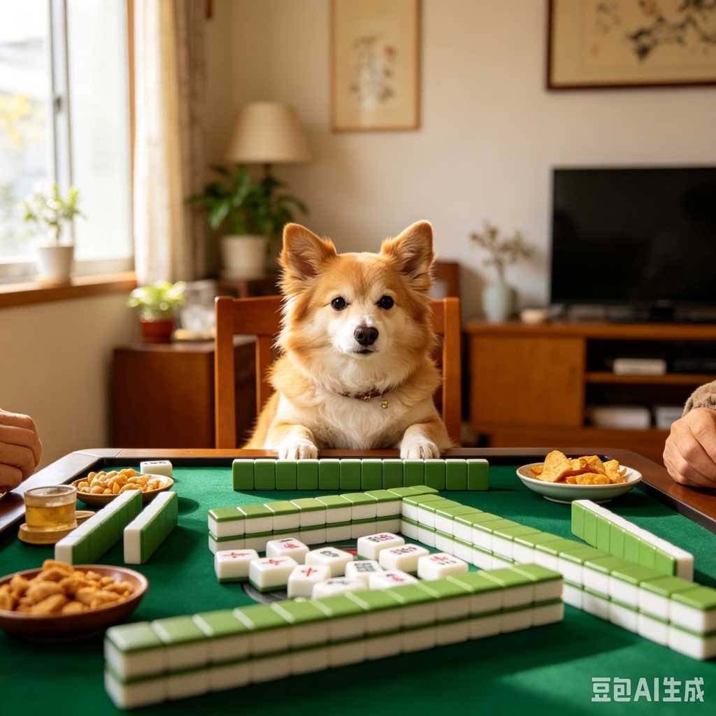 stylish text mahjong set